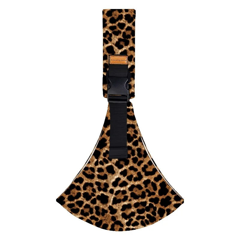 Baby Sling Carrier Dark Leopard Print